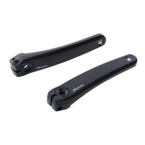 Pedalarm st (venstre og hjre) Miranda Delta S til Shimano Steps - med 165 mm krumtap - sort