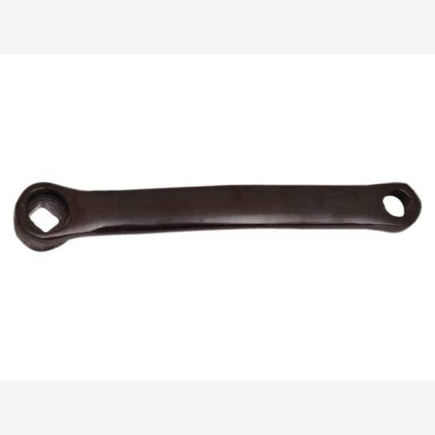 Crank for left Vinty 170mm without cottered axle - black coated