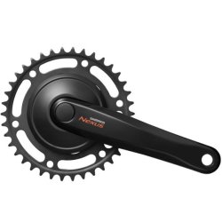 Krankst 38T Shimano Nexus C6000 med 170mm krankarm - sort
