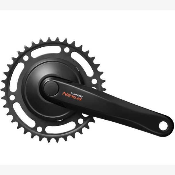 Crankset 38T Shimano Nexus C6000 with 170mm crank arm - black