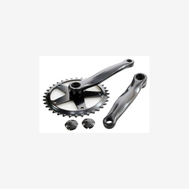 Tandhjul set 36d Vinty ST 1/8" - 152 mm crank arm - black