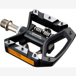 Pedal Shimano Deore XT T8000 with platform and single-sided SPD binding - black