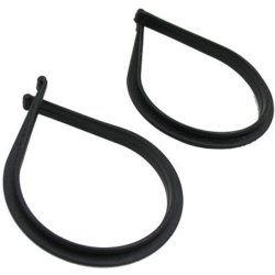 Cyclus bukseklemmer i plastik - sort, 2 stk.