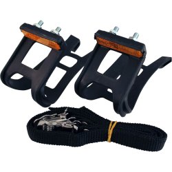 Marwi t�clips komplet med stropper - sort