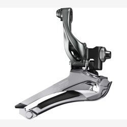 Forskifter 2 x 10 speed Shimano Tiagra FD-4700 �28,6 - �31,8 mm klemme / down-pull 61-66� 46-53d - Sort/S�lv