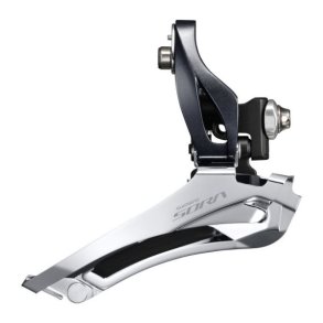 Forskifter 2 x 9-speed Shimano Sora FD-R3000 loddet on/down pull 61-66� - Sort/S�lv