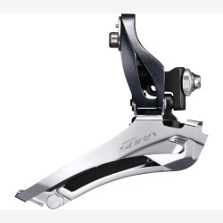 Forskifter 2 x 9-speed Shimano Sora FD-R3000 loddet on/down pull 61-66� - Sort/S�lv