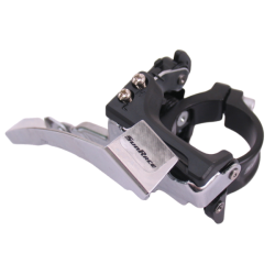 Forskifter 3 x 7/8-speed Sunrace FDM300 top swing / dual pull 42T - Sort/S�lv
