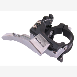 Forskifter 3 x 7/8-speed Sunrace FDM300 top swing / dual pull 42T - Sort/S�lv