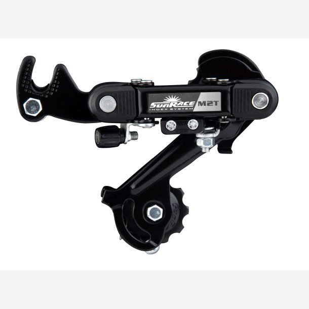 Rear derailleur 6/7-speed Sunrace RDM2T with long cage - direct mounting (hook) - black