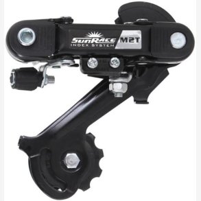 Rear derailleur 6/7-speed Sunrace RDM2T with long cage - direct mounting (eyelet) - black