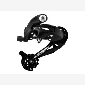Rear derailleur 7/8-speed Sunrace RDM57 with long cage - direct mounting - black
