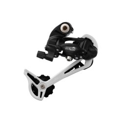 Bagskifter 9-speed Sunrace RDM91 med langt gearhus - direkte montering - s�lv/sort
