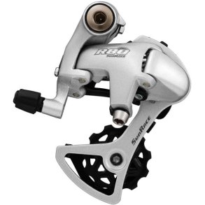 Bagskifter 8-speed Sunrace RDR81 med kort holder - direkte montering - s�lv