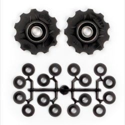 Pulley hjul s�t 2 x 11 t�nder Elvedes med standard forseglede lejer