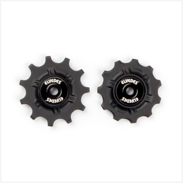 Pulley hjul s�t 2 x 11  t�nder Elvedes med forseglede lejer i rustfrit st�l