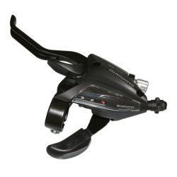 Skifte-/bremsegreb (til venstre) 3 gear Shimano ST-EF500-4 - 4 fingre - sort