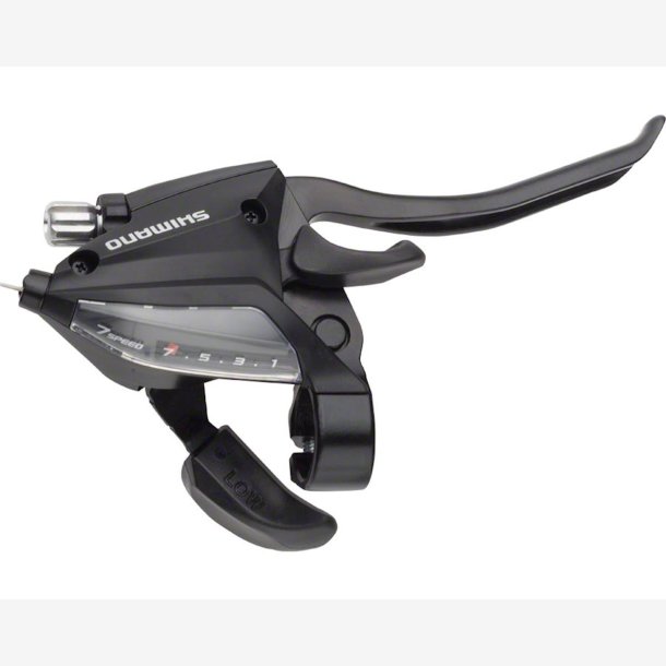 Shift-/Bremse lever (for hjre) 7 speed Shimano ST-EF500-4 - 4 fingers - black