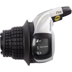 Revoshift gearskifter (til venstre) 3 gear Shimano Tourney SL-RS45 - sort/slv