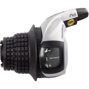 Revoshift gearskifter (til venstre) 3 gear Shimano Tourney SL-RS45 - sort/slv