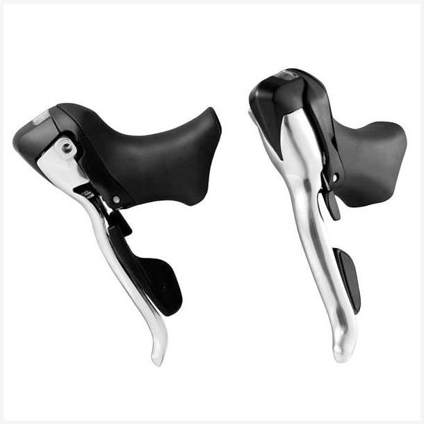 Skifte-/bremsegrebss�t STI 2 x 8 speed Sunrace ST-R81 med inderkabler - Sort/S�lv