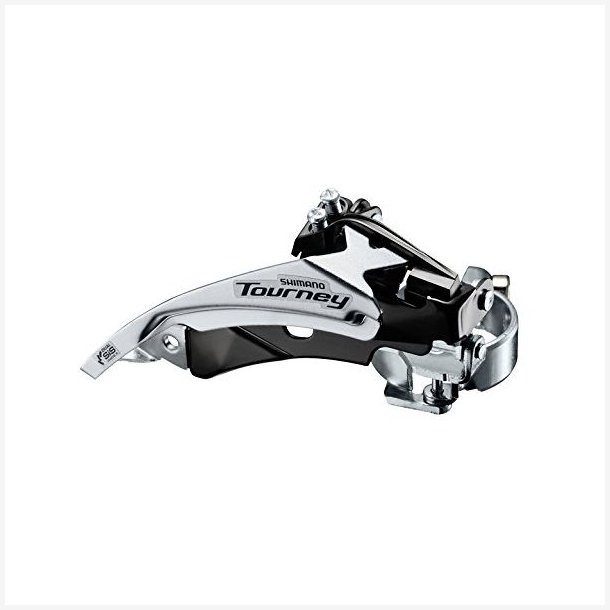 Forskifter 6/7-speed Shimano Tourney FD-TY510 topsving - dobbelt trk - 48T