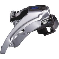 Forskifter 3 x 7/8-speed Shimano Altus M310 top swing / dual pull 40T - sort/s�lv