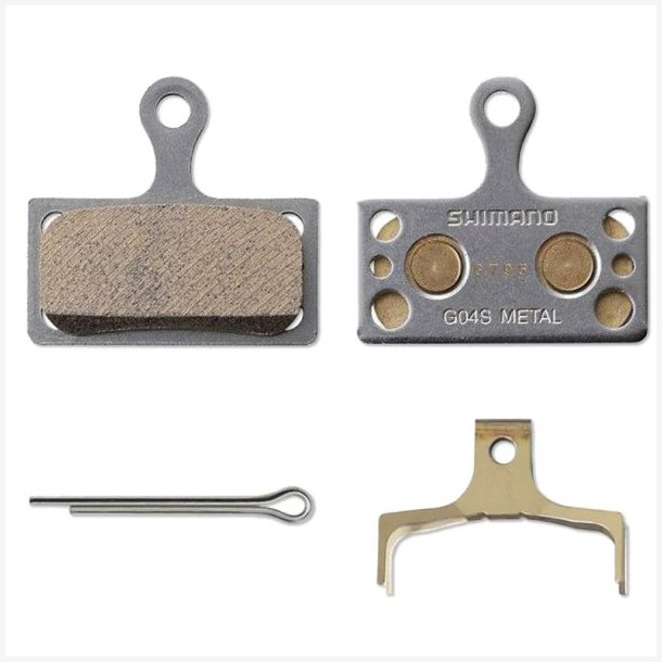Skivebremseklodser Shimano G-04S Metall til XTR/Deore/XT/SLX/Alfine