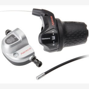 Revoshift shifter 3 speed Shimano Nexus SL-3S42E with cables and clickbox - black (workshop packaging)