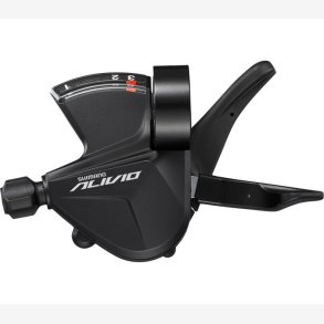 Revoshift shifter (for venstre) 3 speed Shimano Alivio SL-M3100 - black