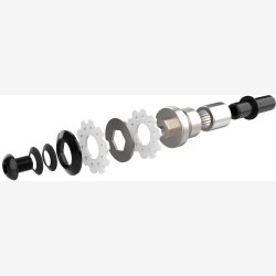 Rear derailleur "down-hill" 7-speed Box Components One with short cage - black