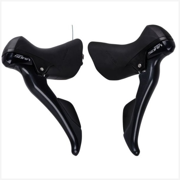 Skifte-/bremsegrebss�t 2 x 9 gear Shimano Sora ST-R3000 - sort