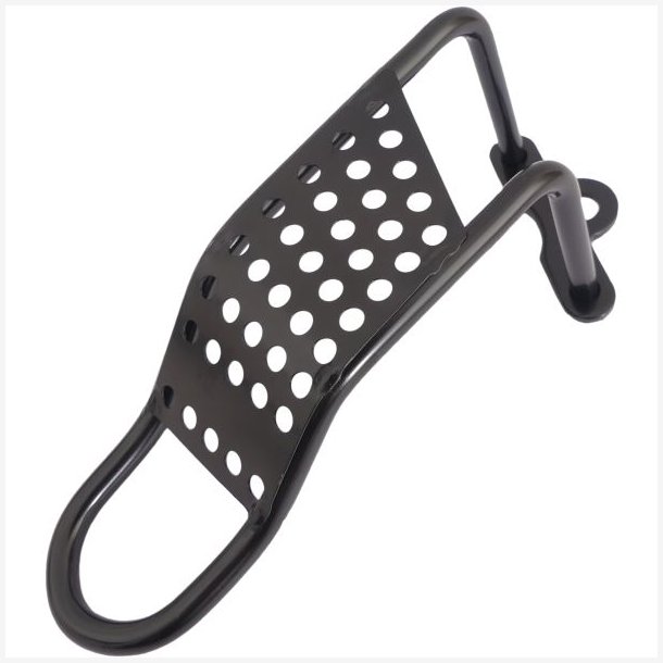 Bagskifterbeskytter Mirage - lang model med gitter - sort