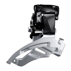 Forskifter Shimano Alivio FD-M2000 3x9-speed 34.9 TS DP 66-69 40T - Sort/Slv