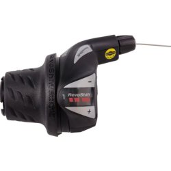 Revoshift skifter SIS (til venstre) 3 gear Shimano Tourney SL-RS36 - sort/slv