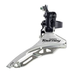 Forskifter 3 x 6/7-speed Shimano Tourney FD-TY300 down swing/down pull - hj klemme 34,9 mm - 42T