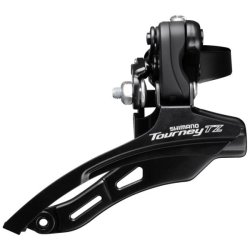 Forskifter 6/7 speed Shimano Tourney TZ FD-TZ500 down swing/top pull - high clamp 28,6 mm - 42T