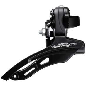 Forskifter 6/7 speed Shimano Tourney TZ FD-TZ500 down swing/top pull - high clamp 28,6 mm - 42T