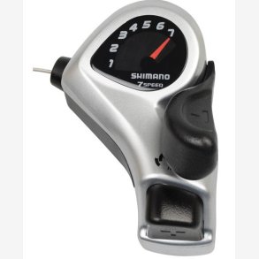 Skiftegreb (til h�jre) 7 gear Shimano Tourney SL-TX50 - sort/s�lv