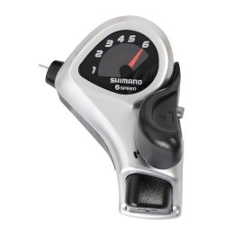 Skiftegreb (til hjre) 6 gear Shimano Tourney SL-TX50 - sort/slv