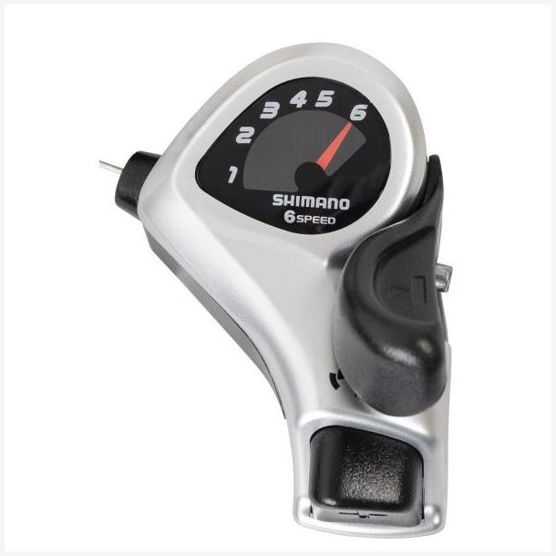 Skiftegreb (til hjre) 6 gear Shimano Tourney SL-TX50 - sort/slv
