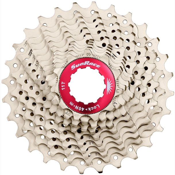 Cassette-Sprocket Sunrace CSRX1 11-speed 11-25T - metallic