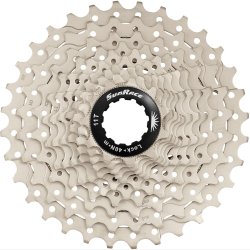 Cassette-Sprocket Sunrace CSRS3 11 speed 11-28T - metallic with black spider