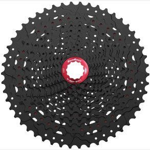 Kassette 12 speed Sunrace CSMZ90 11-50T - sort med r�d spider