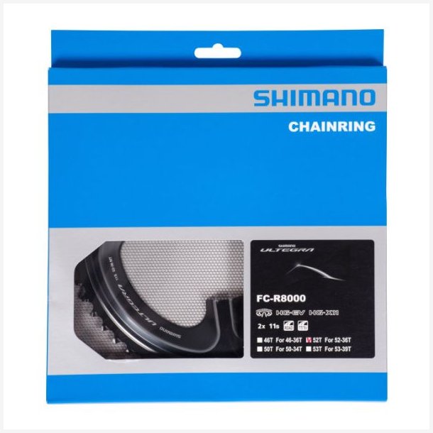 Klinge 52T Shimano Ultegra FC-R8000 (MT) 2x11 speed - sort