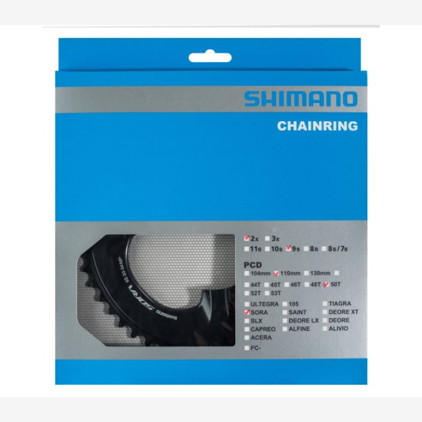 Tandhjul 50T Shimano Sora FC-R3000 - 9 speed