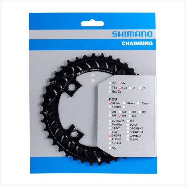 Klinge 40T Shimano Deore FC-M6000 3x10 speed