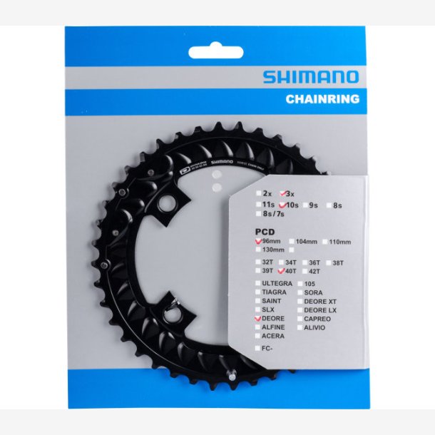 Tandhjul 40T Shimano Deore FC-M6000 3x10 speed