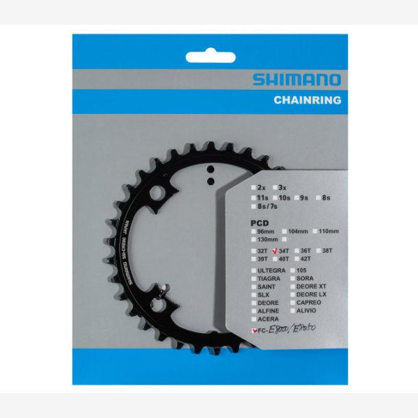 Tandhjul 34T Shimano Steps SM-CRE80 / SM-CRE80B - 11 speed