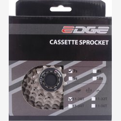 Cassette-sprocket 7 speed Edge CSM5007 11-28T - silver